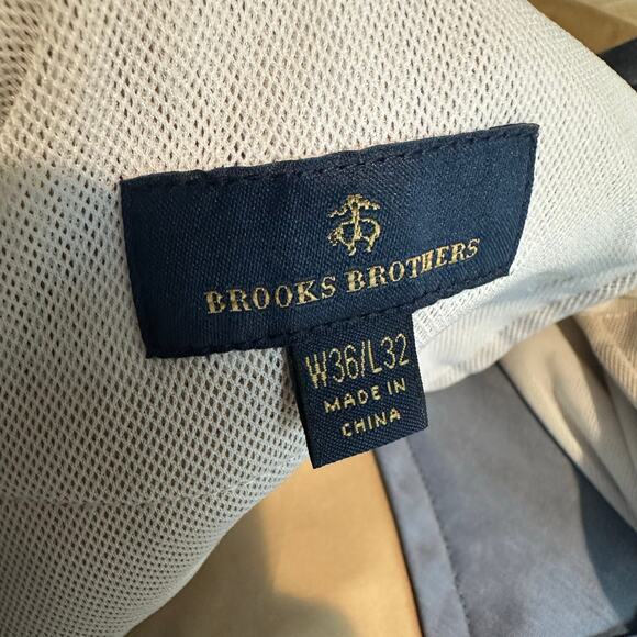 Brooks Brothers Men's Stretch Chino Pant 36x32 - Picture 3 of 10